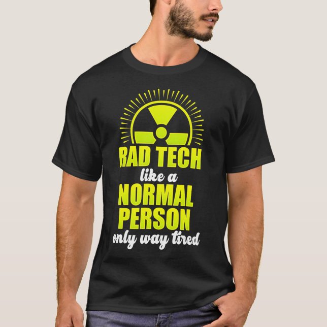 Camiseta Radiologista tecnológico Rad Tech Fund Investigate (Frente)