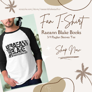 Camiseta Raeann Blake com Manga Raglan 3/4