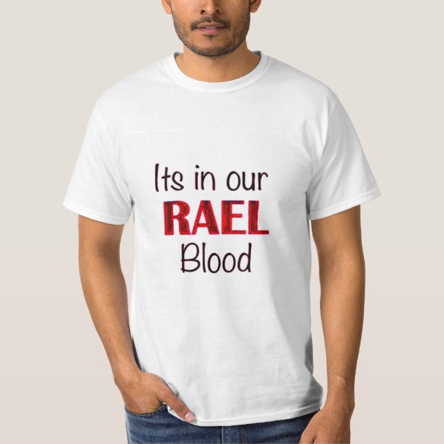 Camiseta Rael está em nosso sangue (Frente)