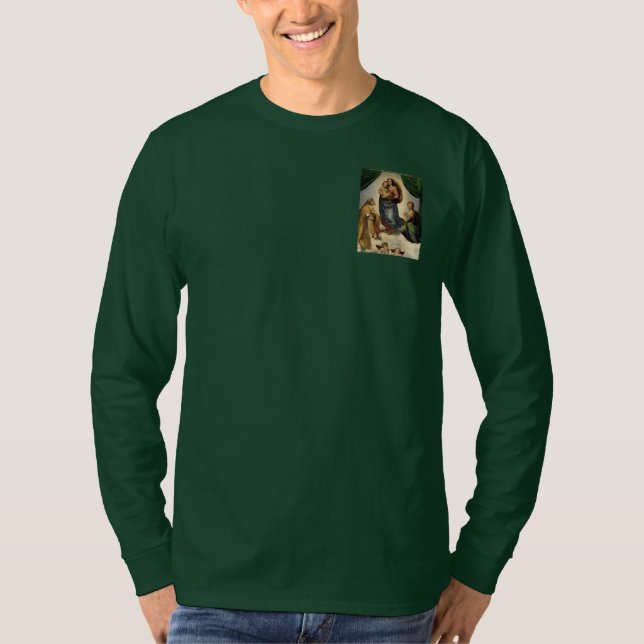 Camiseta RAFAEL , Madonna Sixtina (Frente)