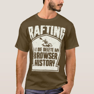 Camiseta Rafando Excluir Histórico do Navegador Branca de Á