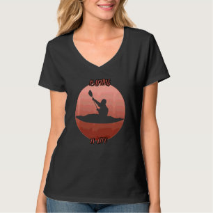 Camiseta Rafando Sombra Em Um Círculo Vermelho