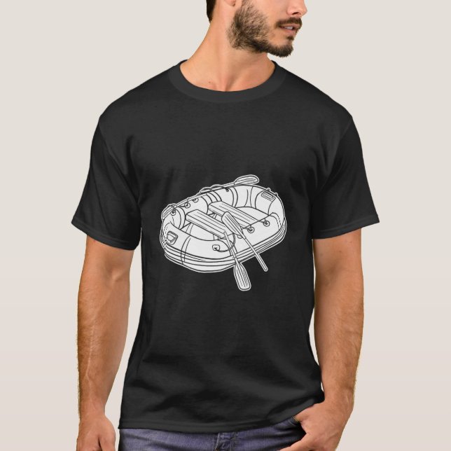 Camiseta Rafter White Water Barco Rafa (Frente)