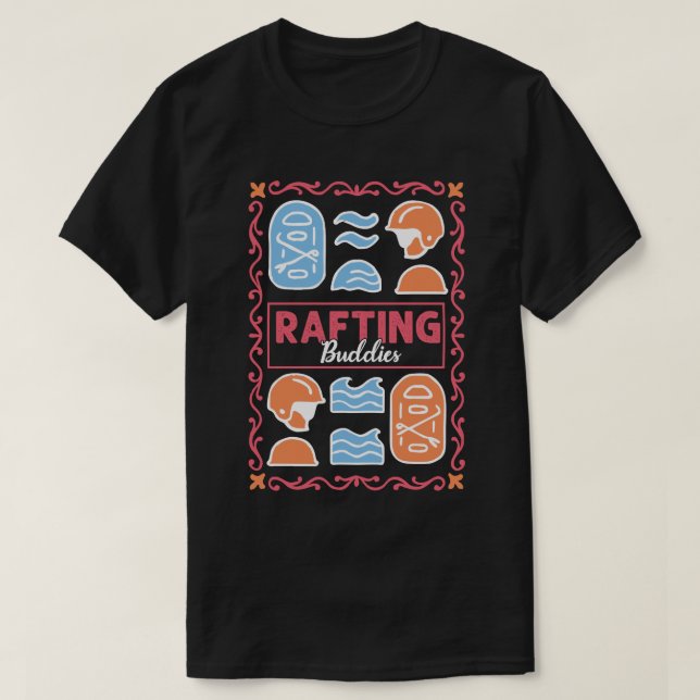 Camiseta Rafting Buddies (Frente do Design)
