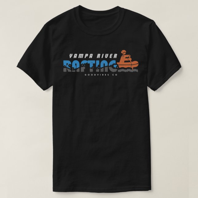 Camiseta Rafting in YAMPA RIVER (Frente do Design)