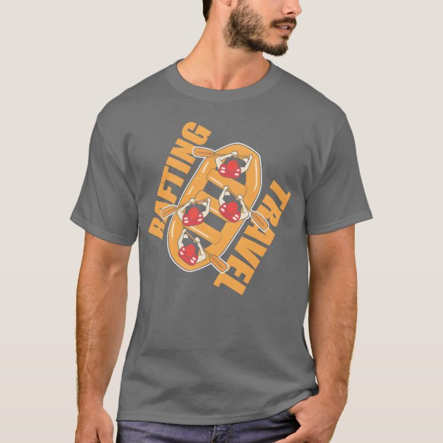 Camiseta Raftingravel Sports Enthusiast Gift retro (Frente)