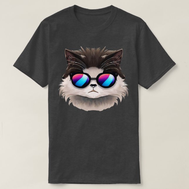 Camiseta Ragamuffin cat (Frente do Design)