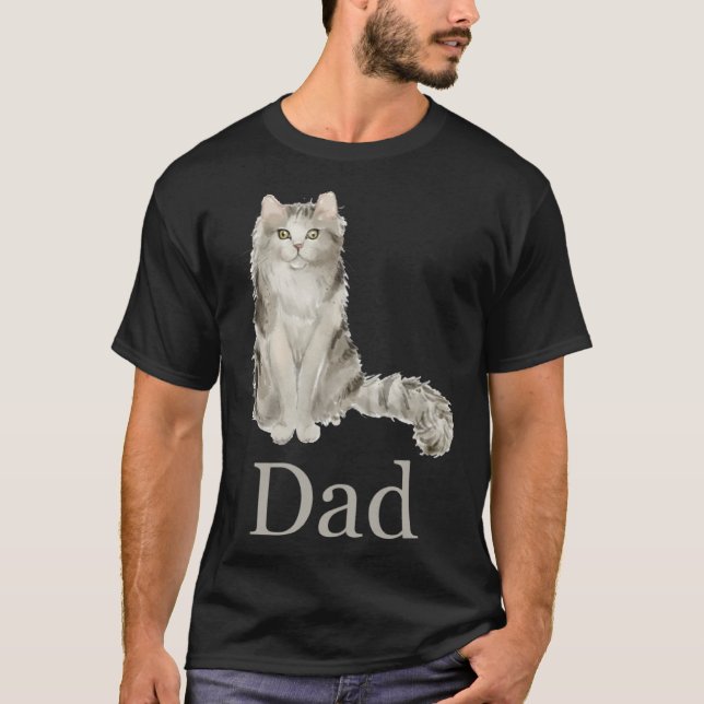 Camiseta Ragamuffin Gato Pai Ragamuffin Gato Pai Faes (Frente)