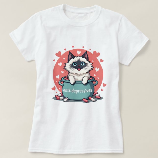 Camiseta Ragdoll (Frente do Design)