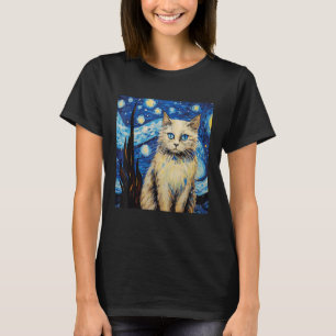 Camiseta Ragdoll Cat Lover Design para Cat Mãe e Pai