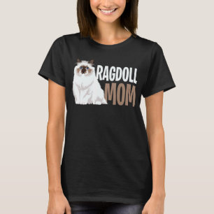 Camiseta Ragdoll Cat Mamãe, Dono Engraçado de Gato Amantes