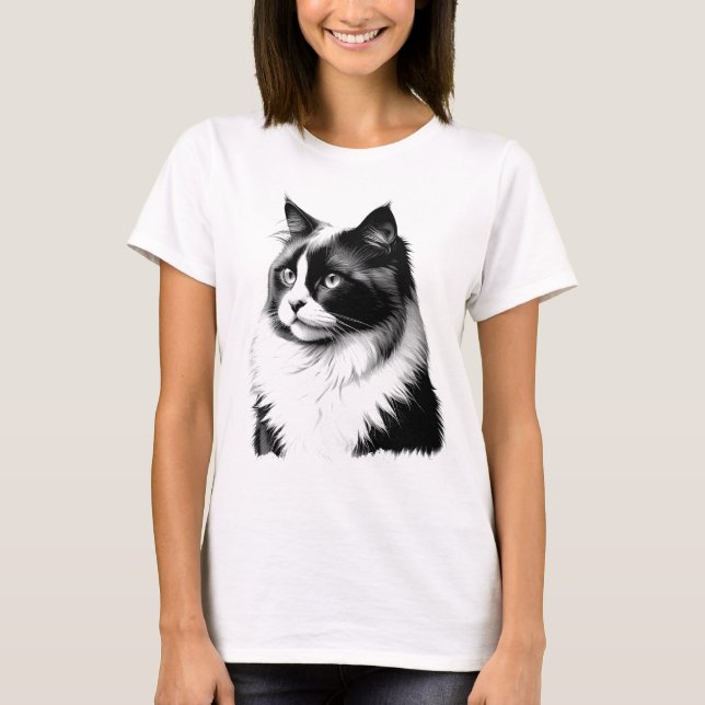 Camiseta Ragdoll Cat Women's T-Shirt (Frente)