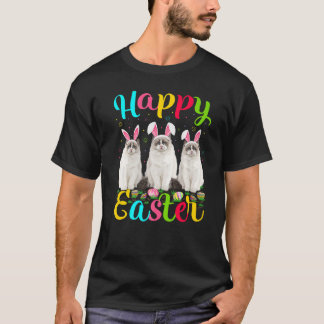Camiseta Ragdoll Funny Easter Bunny Ragdoll Happy East
