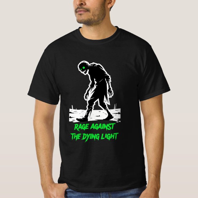 Camiseta Rage Against The Dying Light - Zombie Silhouette (Frente)