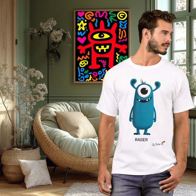 Camiseta Rager Monster | Design Original para Espírito de F (Criador carregado)