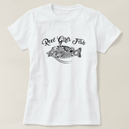 Camiseta Raglan, Capa 3/4 de Peixes de Reel