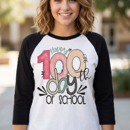 Camiseta Raglan de Manga Básica para Celebração do