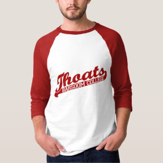 Camiseta Raglan de Thoats Carter da faculdade de Barsoom