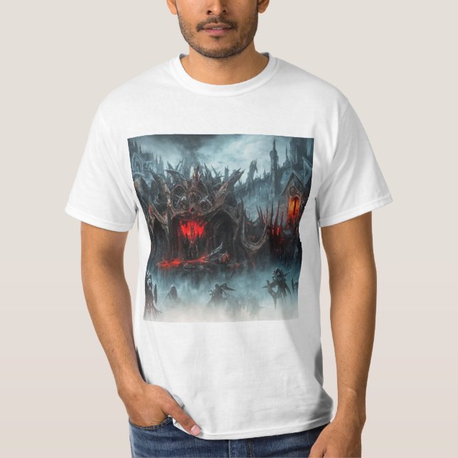 Camiseta Ragnarok: Alvorada dos Titãs Artificiais (Frente)