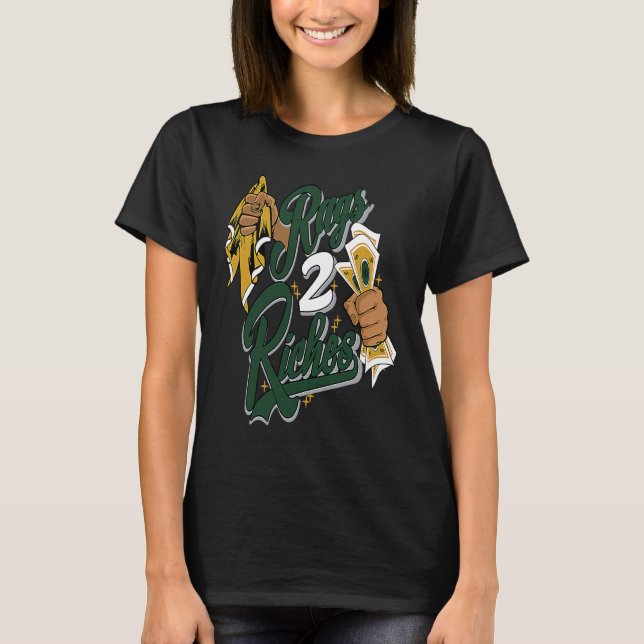 Camiseta Rags 2 Riches Mid Sonics 1s Matching (Frente)