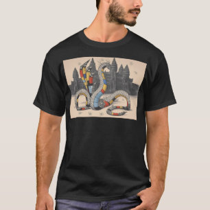Camiseta Rahu Abstrato Em Angkor Wat