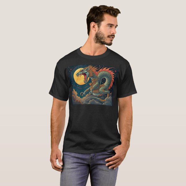 Camiseta Rahu Surfa As Nuvens (Frente Completa)