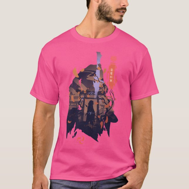 Camiseta Raiden Shogun - Impacto de Genshin (Frente)