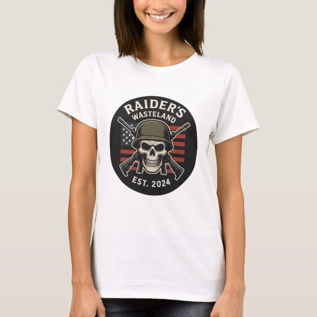 Camiseta Raider’s Wasteland Official Logo Women’s TShirt (Frente)