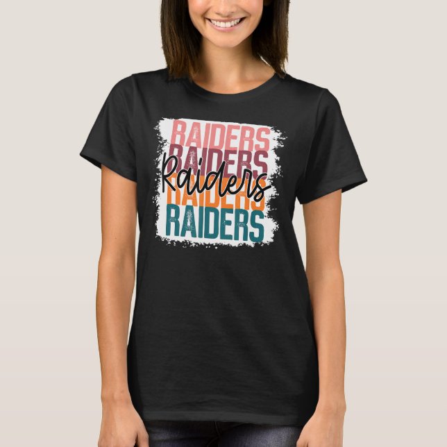 Camiseta Raiders Pride School Sports Fan Team Spirit Mascot (Frente)