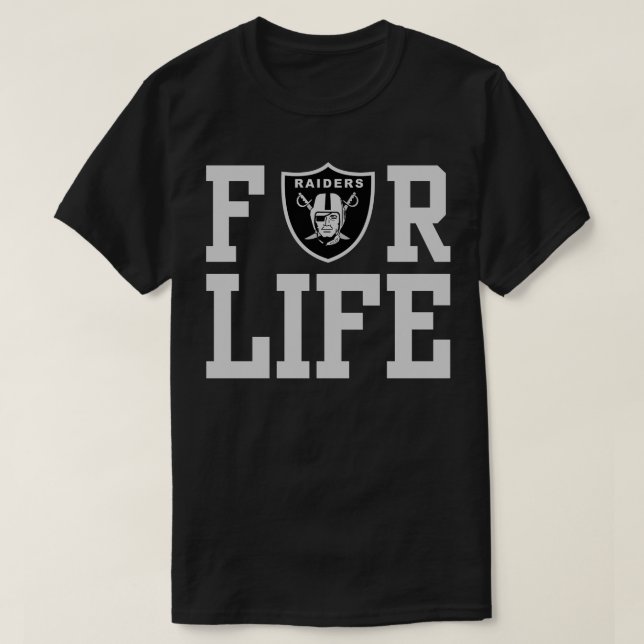 Camiseta Raiders são para a Vida Hoodie (Frente do Design)