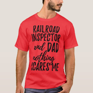 Camiseta Railroad Inspector Dad Funny Gift Idea for Father 