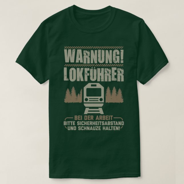 Camiseta Railroad Train Drivers Gift 1 (Frente do Design)