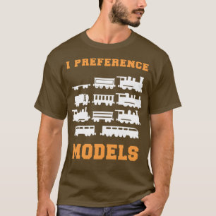 Camiseta Railroad Train Lover I preference Models