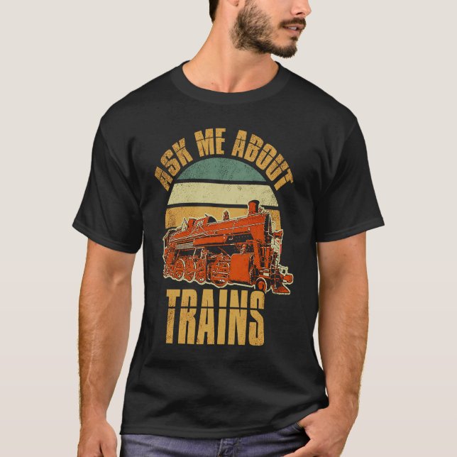 Camiseta Railways Train Model Railroad Fan Railfan Love (Frente)