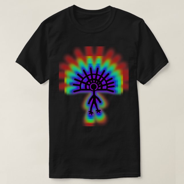 Camiseta Rainbow Aura (Frente do Design)