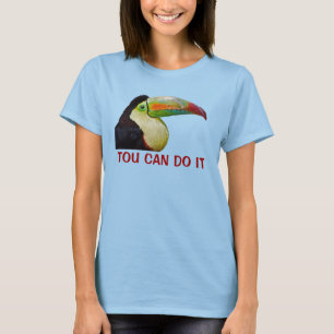 Camiseta Rainbow Billed Tou Pode Fazer