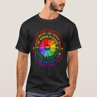 Camiseta Rainbow Black Lives Importam o Orgulho LGBT da Ciê