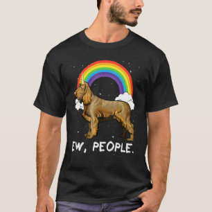 Camiseta Rainbow Boykin Spaniel Ew Pessoas Unicorn