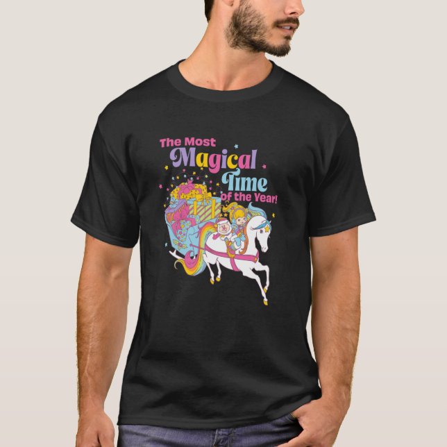 Camiseta Rainbow Brite Christmas The Most Magical Time OF T (Frente)