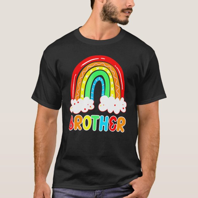 Camiseta Rainbow Brother Happy, Dia Passado Da Escola (Frente)