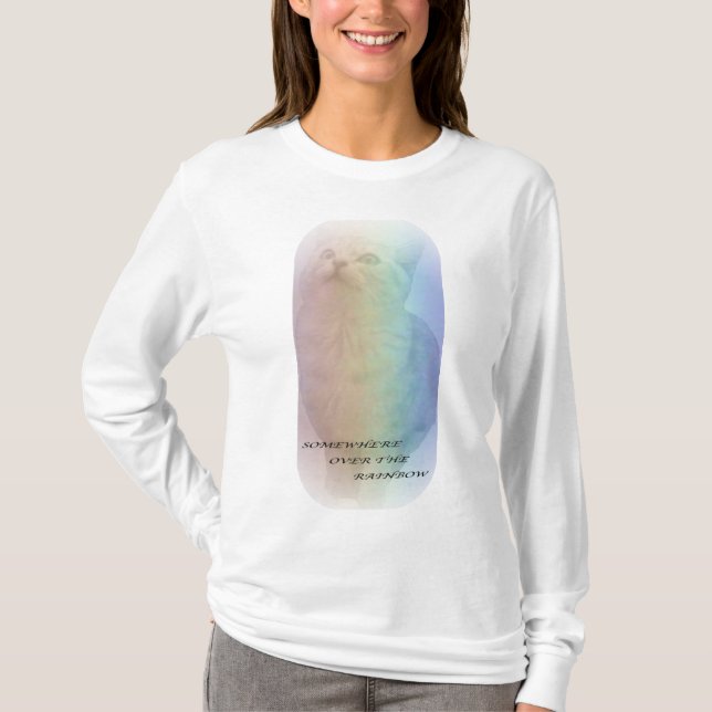 Camiseta rainbow cat (Frente)