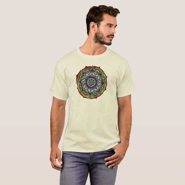 Camiseta Rainbow Chakra (Frente Completa)