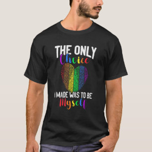 Camiseta Rainbow Choice Lgbtq Orgulho gay Lésbica Homossexu