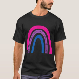 Camiseta Rainbow Colors Flag Pride Biseual Bi