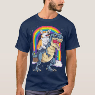 Camiseta Rainbow Corgi Andinossauro T re Cão Corgi