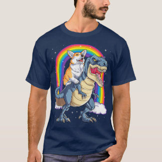 Camiseta Rainbow Corgi Andinossauro T re Cão Corgi