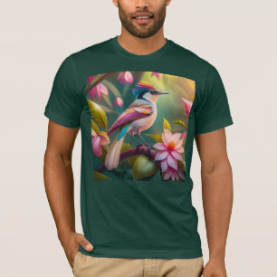 Camiseta Rainbow crested Jay Fantasy Bird