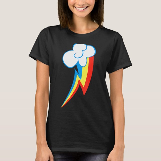 Camiseta Rainbow Dash Cuties Mark  (Frente)