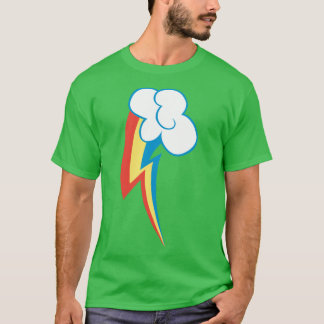 Camiseta Rainbow Dash Marca de Cute menina menina