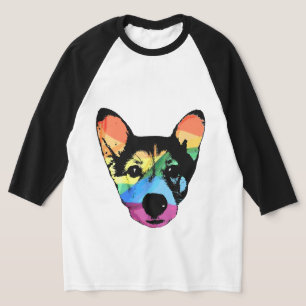 Camiseta Rainbow Dog, t-shirt